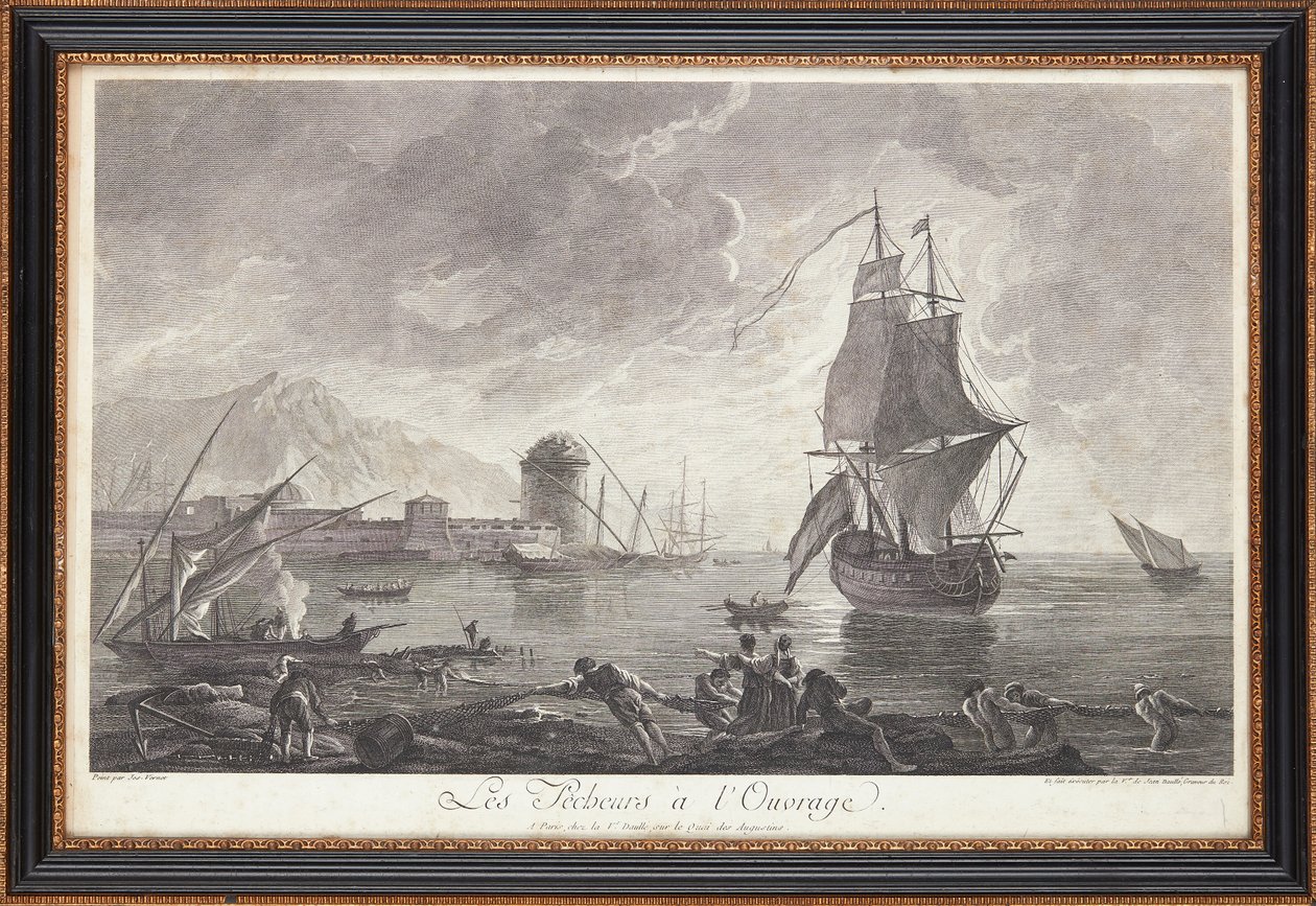 Fransız çelik gravürleri by Claude Joseph (after) Vernet