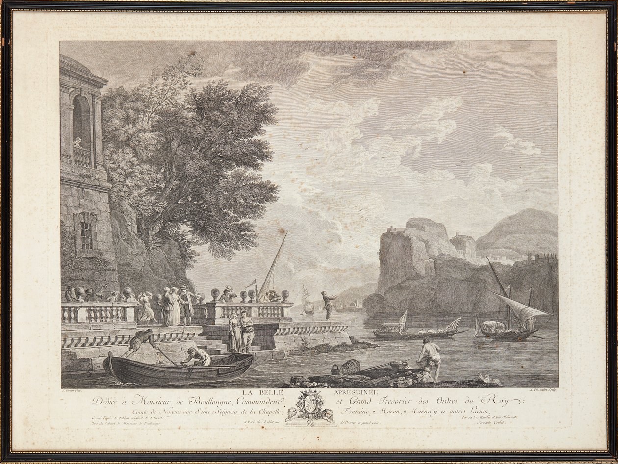 Fransız çelik gravürleri by Claude Joseph (after) Vernet