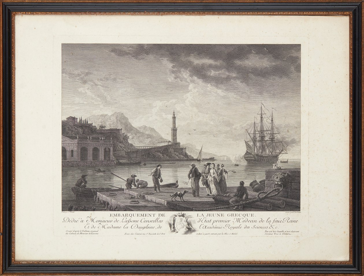 Fransız çelik gravürleri by Claude Joseph (after) Vernet