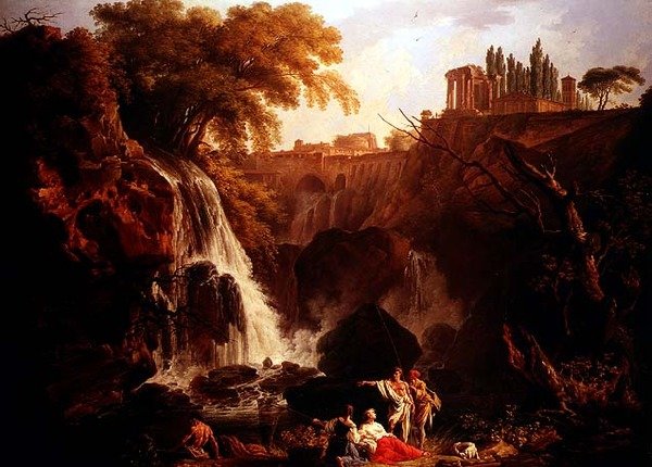 Tivoli Şelaleleri by Claude Joseph Vernet