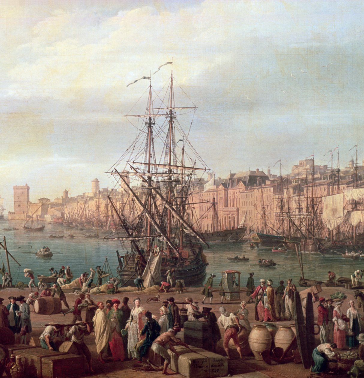 Marsilya İç Limanı ve Horloge du Parc Köşkü