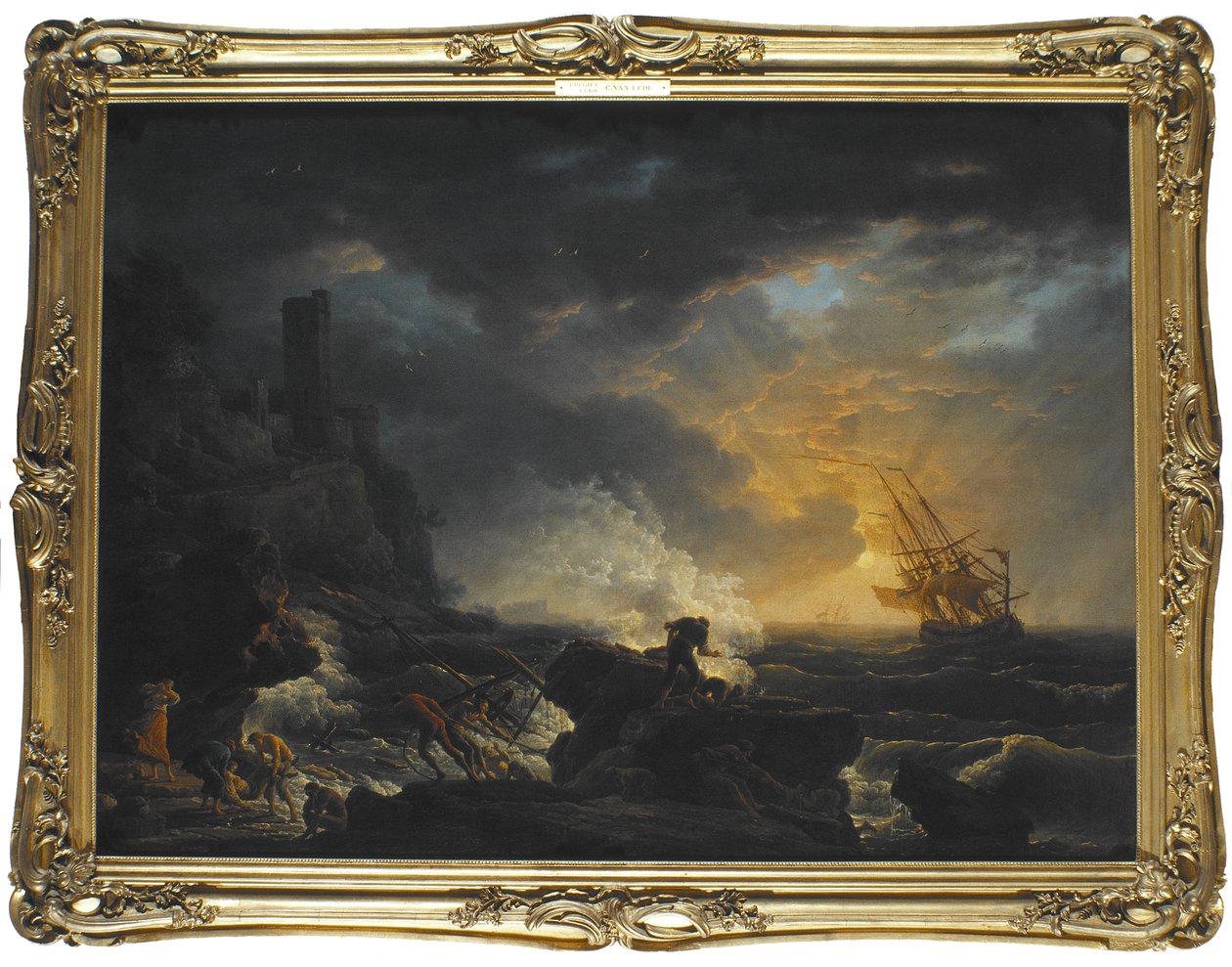 gemi enkazı by Claude Joseph Vernet
