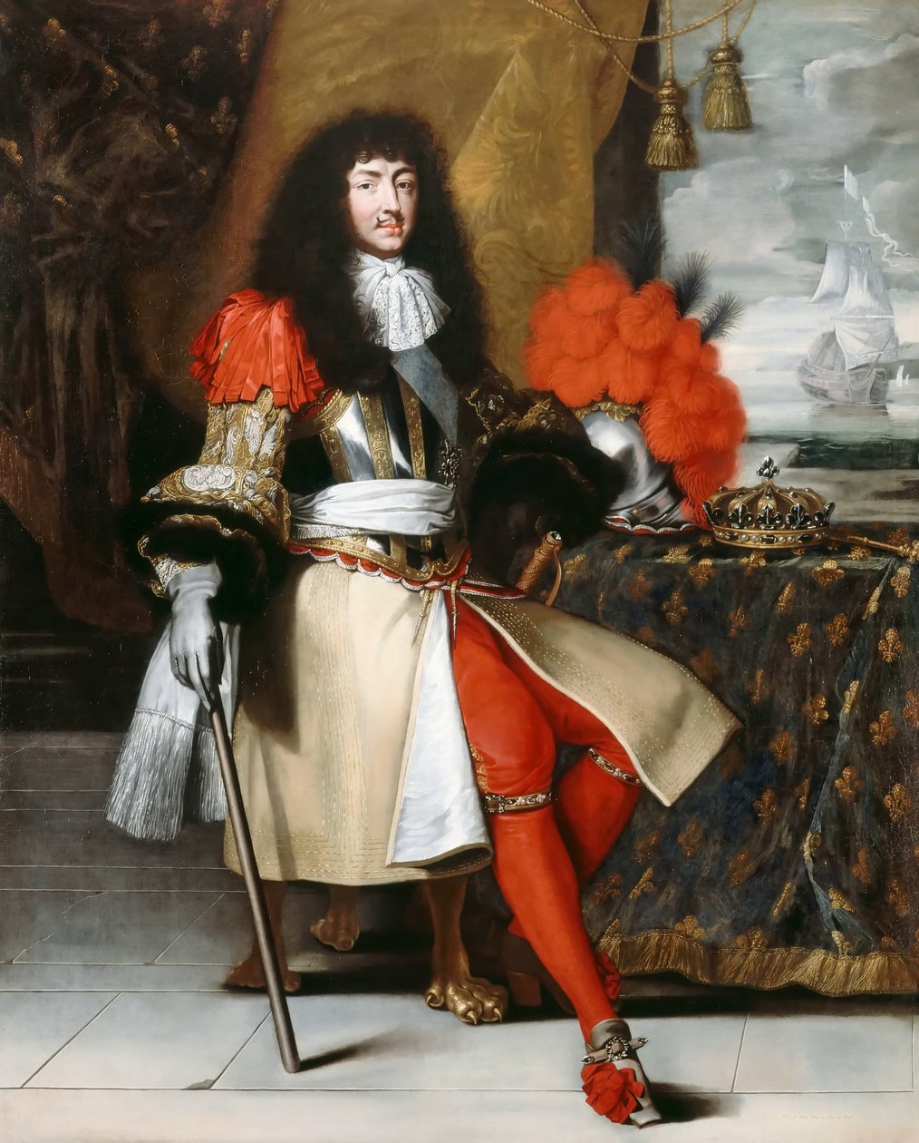 Louis XIV, Fransa Kralı 1638-1715 by Claude Lefebvre