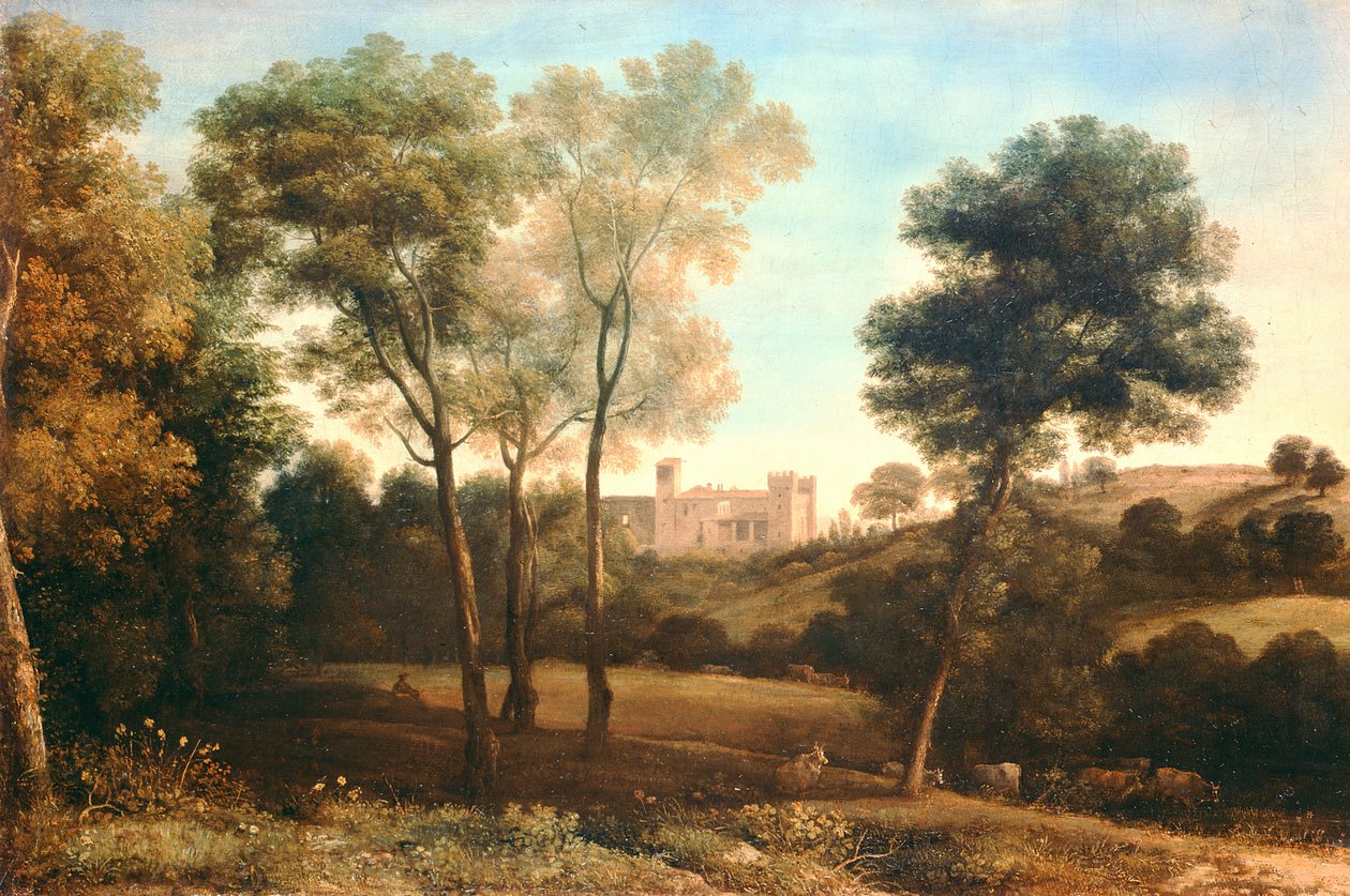 Kale ile manzara by Claude Lorrain
