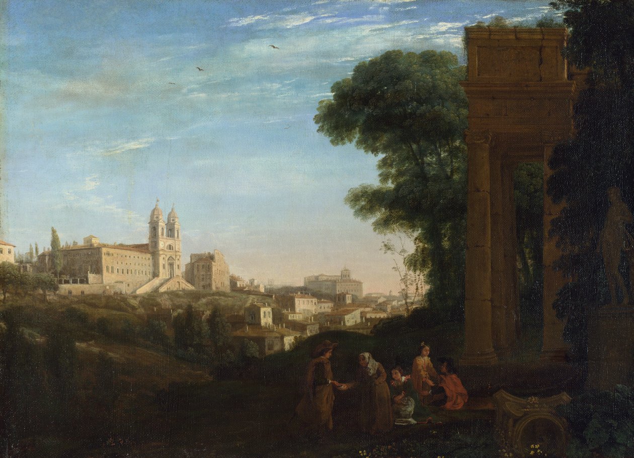 "Bir Roma Manzarası, İtalya" (Roma