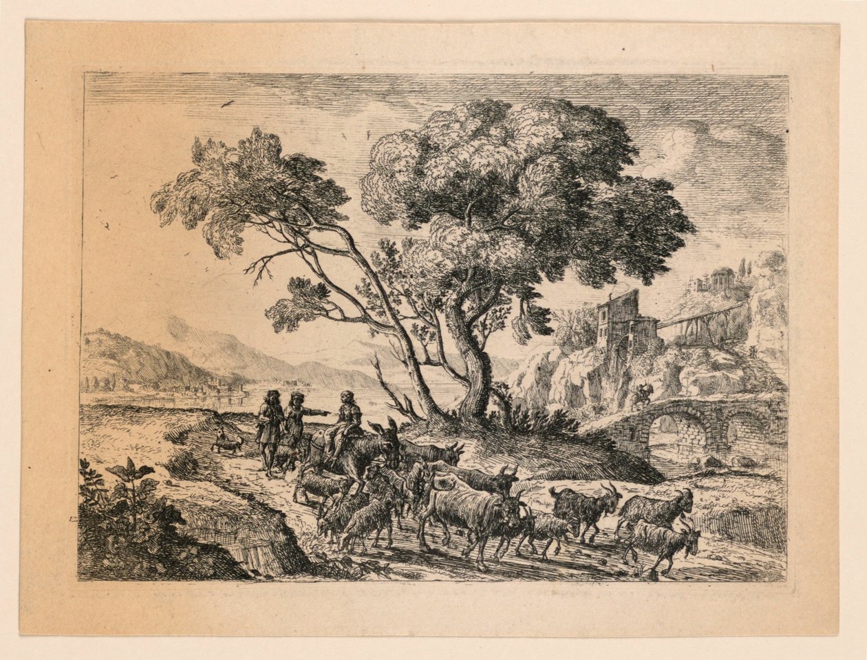 Tarlalara Ayrılış by Claude Lorrain