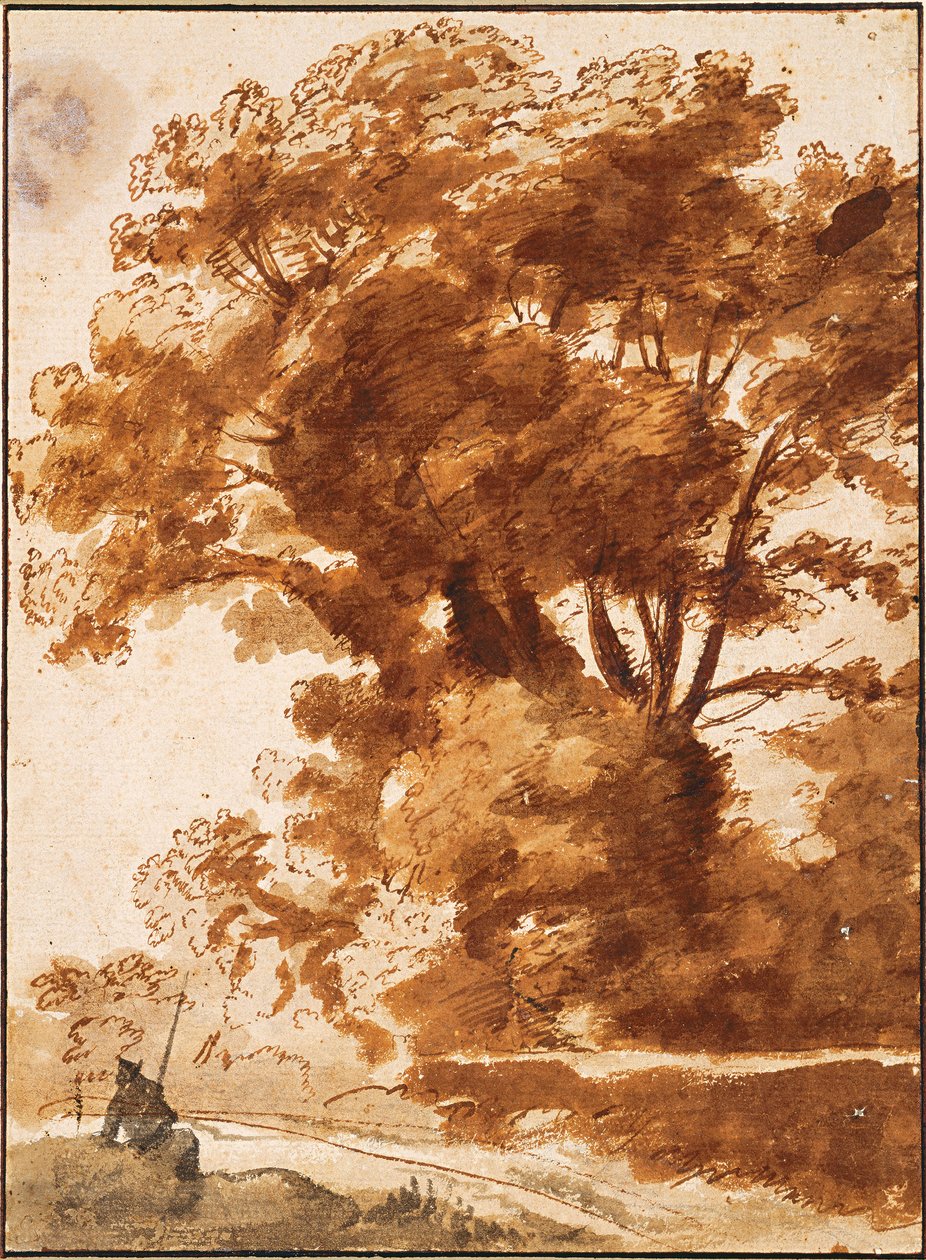 Ağaçlar Grubu ve Dinlenen Çoban, 1630
