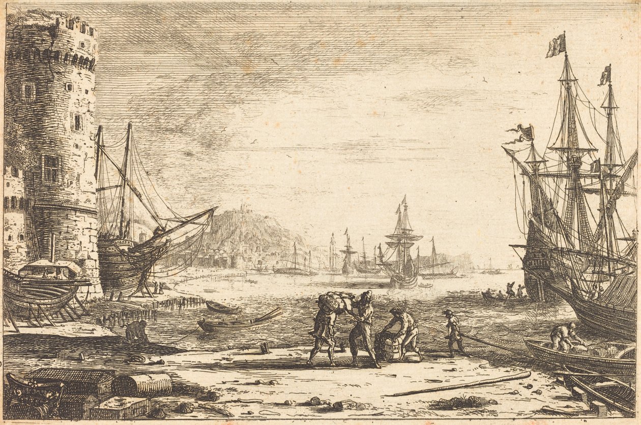 Büyük Kuleli Liman by Claude Lorrain