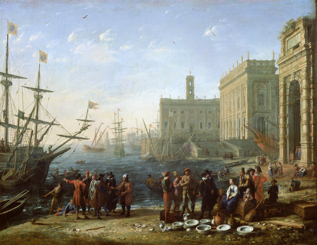 liman sahnesi by Claude Lorrain