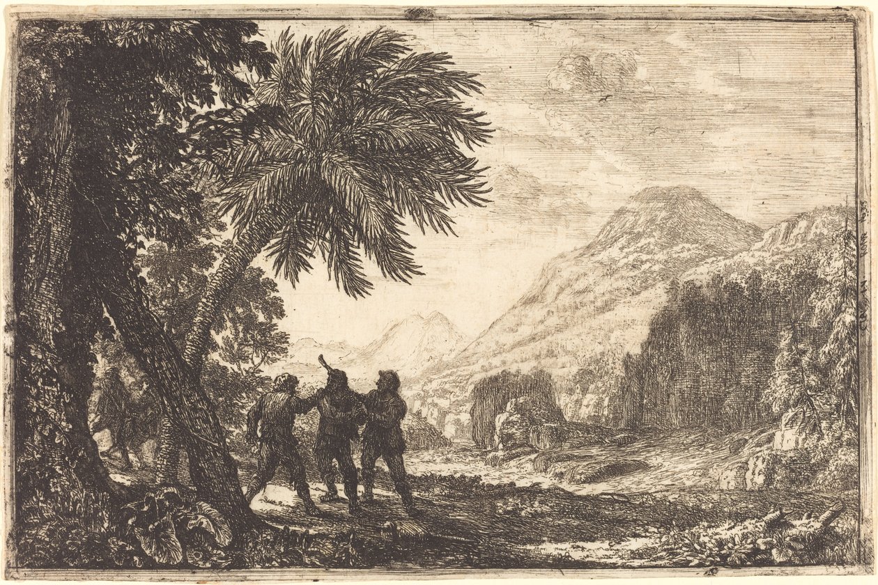 Eşkıyalarla Manzara by Claude Lorrain