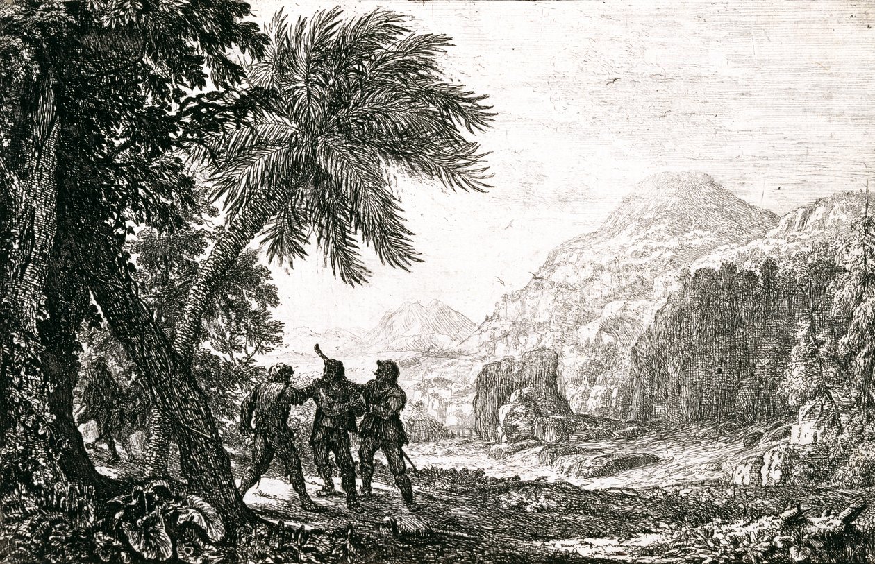 Eşkıyalarla Manzara by Claude Lorrain