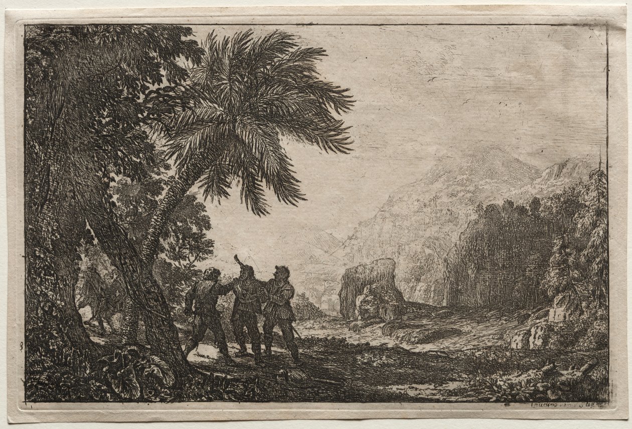 Eşkıyalarla Manzara by Claude Lorrain