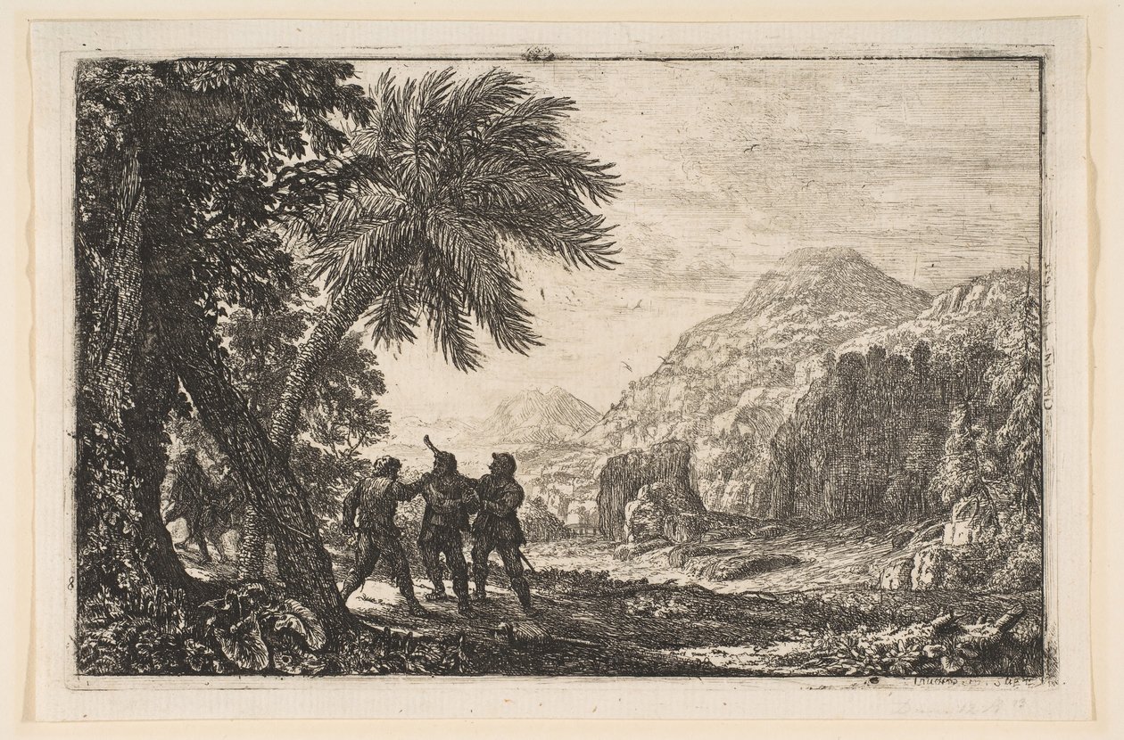 Eşkıyalarla Manzara, 1633. by Claude Lorrain