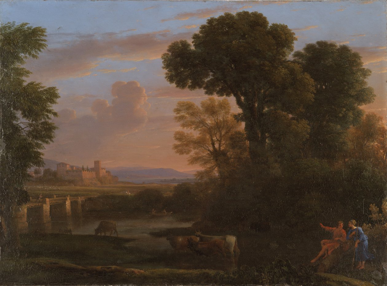 Pastoral Manzara, 1648 by Claude Lorrain