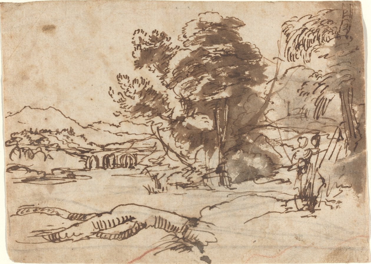 Nehir Manzarası by Claude Lorrain