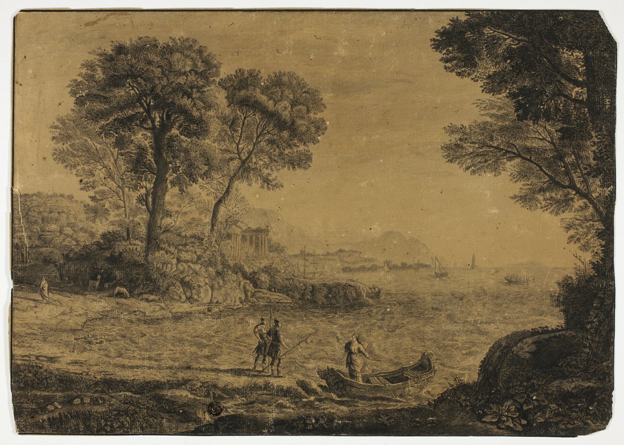 Deniz manzarası by Claude Lorrain