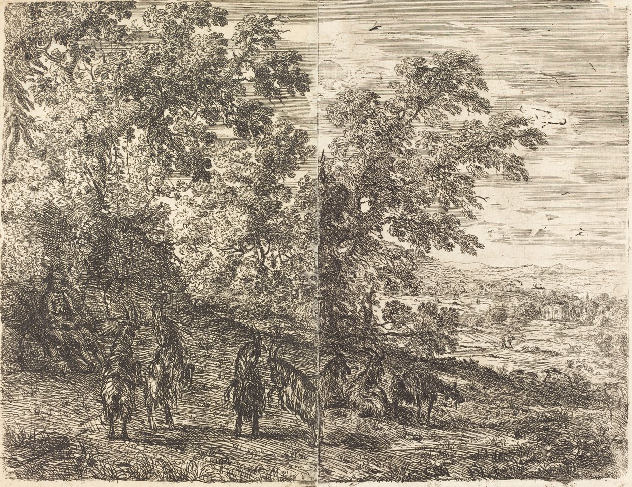 Keçili Çoban (Les chèvres) by Claude Lorrain