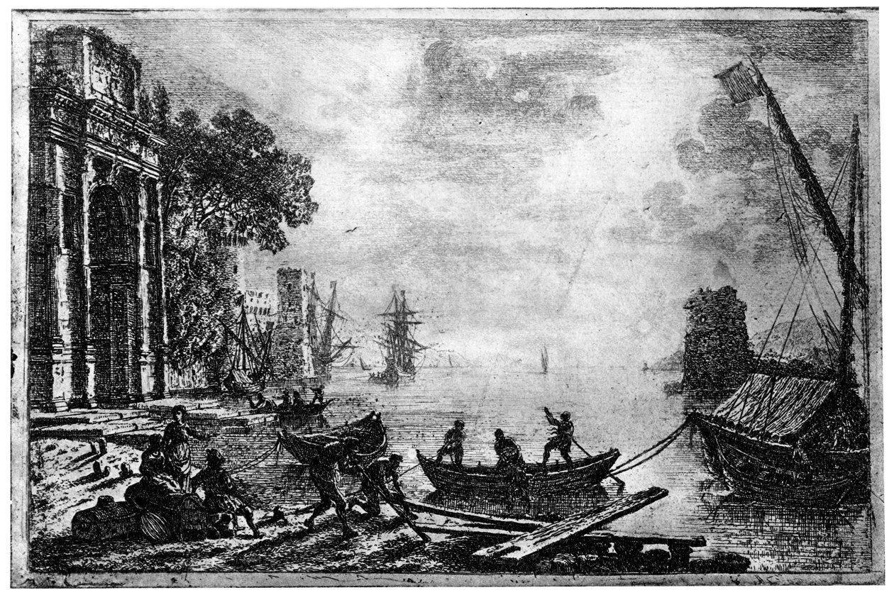 Günbatımı, c1620-1680 1924 by Claude Lorrain