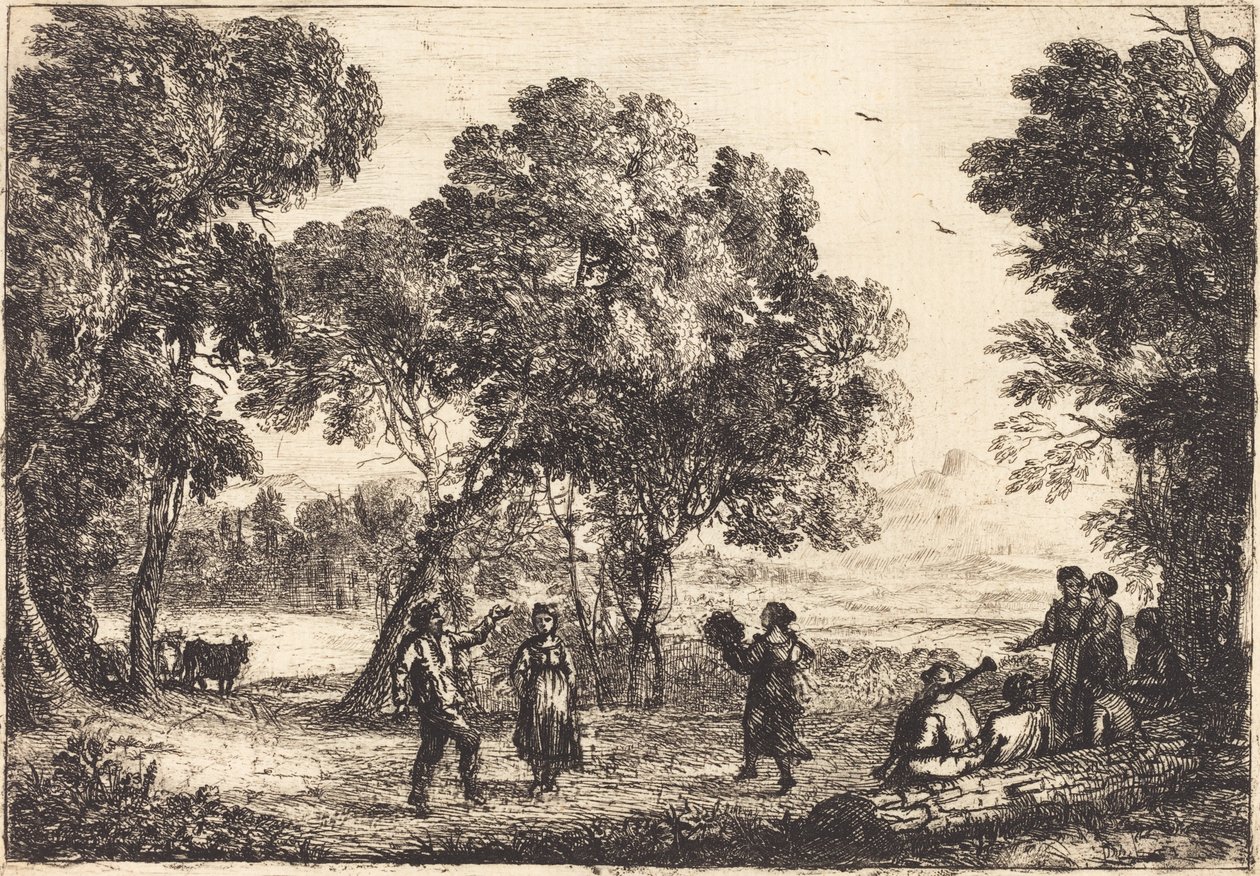 Köy Dansı (Küçük Tabak) by Claude Lorrain