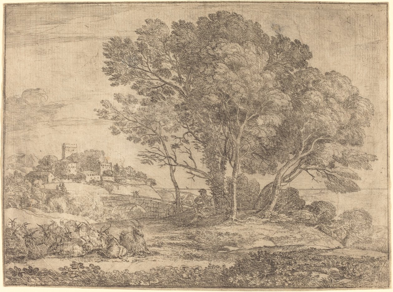 Keçi Çobanı (Le chevrier) by Claude Lorrain