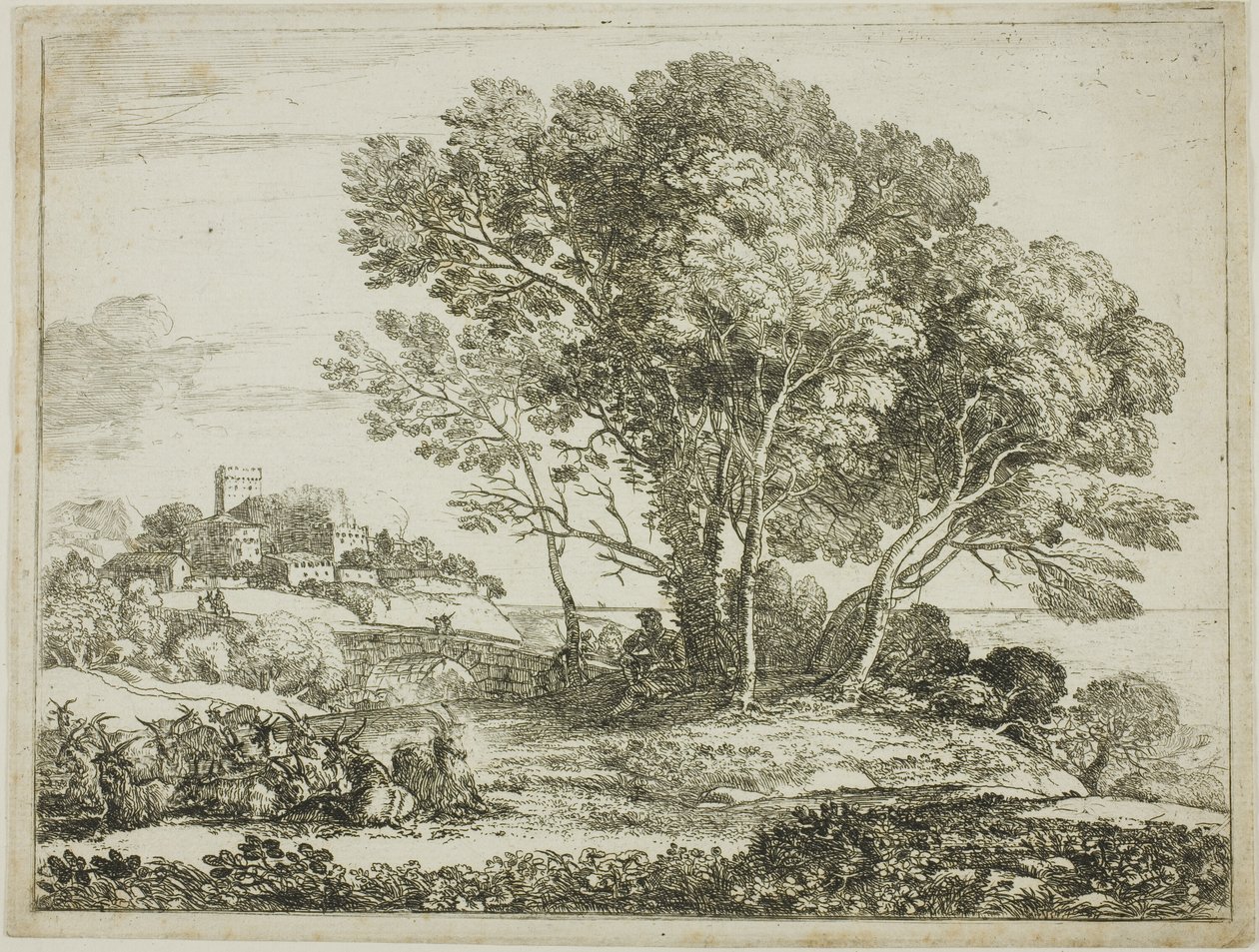 keçi çobanı by Claude Lorrain