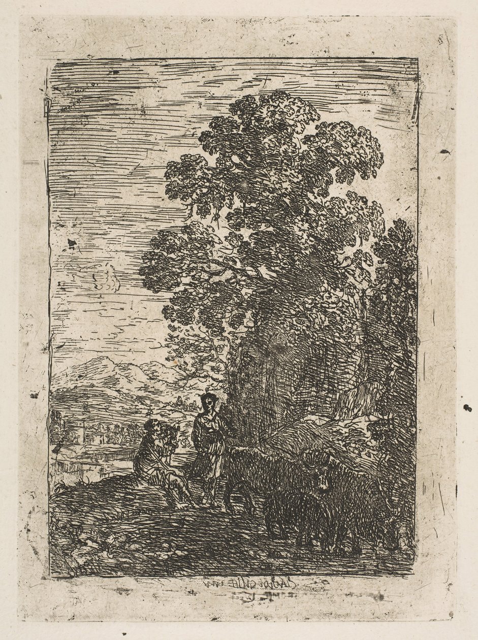 Çoban ve Çoban, yak. 1630. by Claude Lorrain