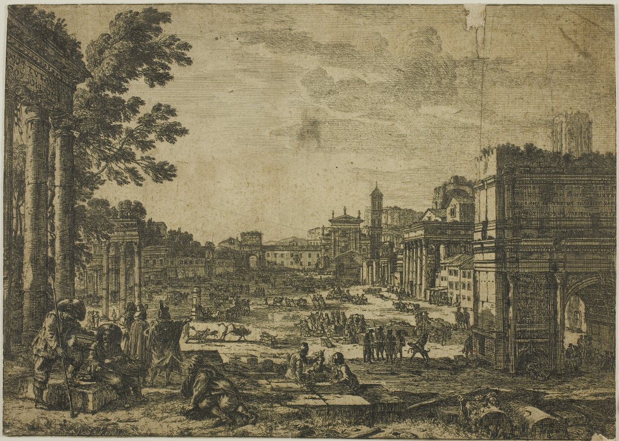 Roma Forumu by Claude Lorrain