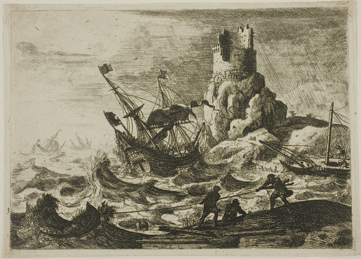 gemi enkazı by Claude Lorrain