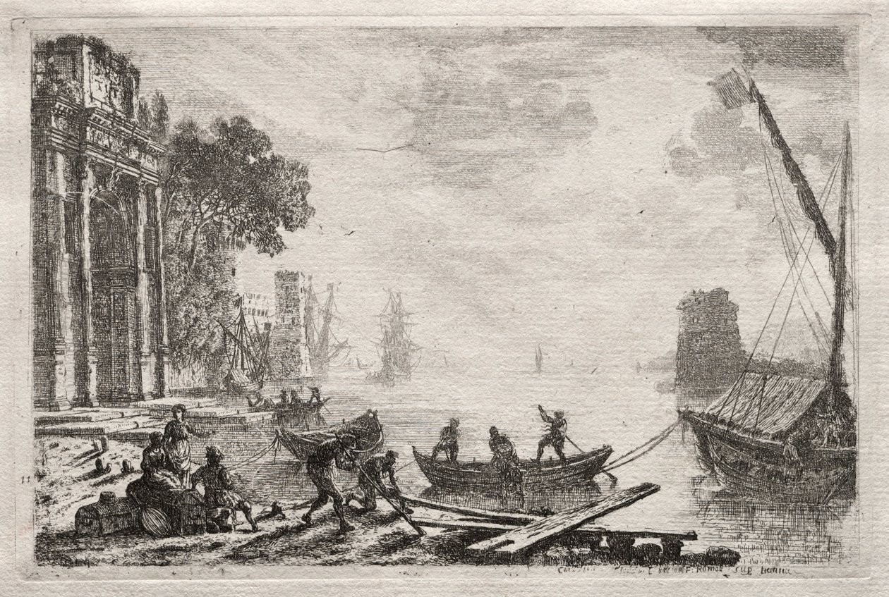 Gün Batımı, 1634. by Claude Lorrain
