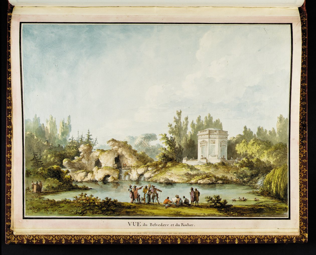 Richard Mique (1728-94) tarafından yazılan Recueil des plan du Petit Trianon