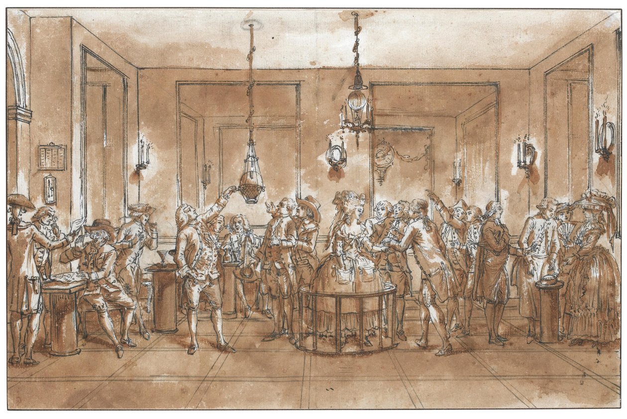 Bir Manyetik Deney. by Claude Louis Desrais