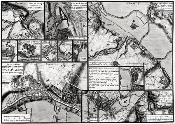 Fol.7 & 98 Recueil des Plans de Saintonge