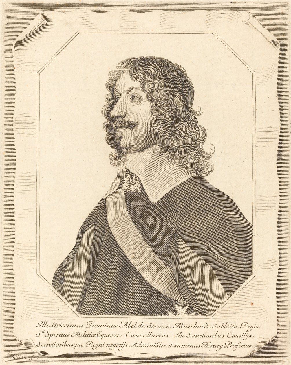 Abel Servien by Claude Mellan