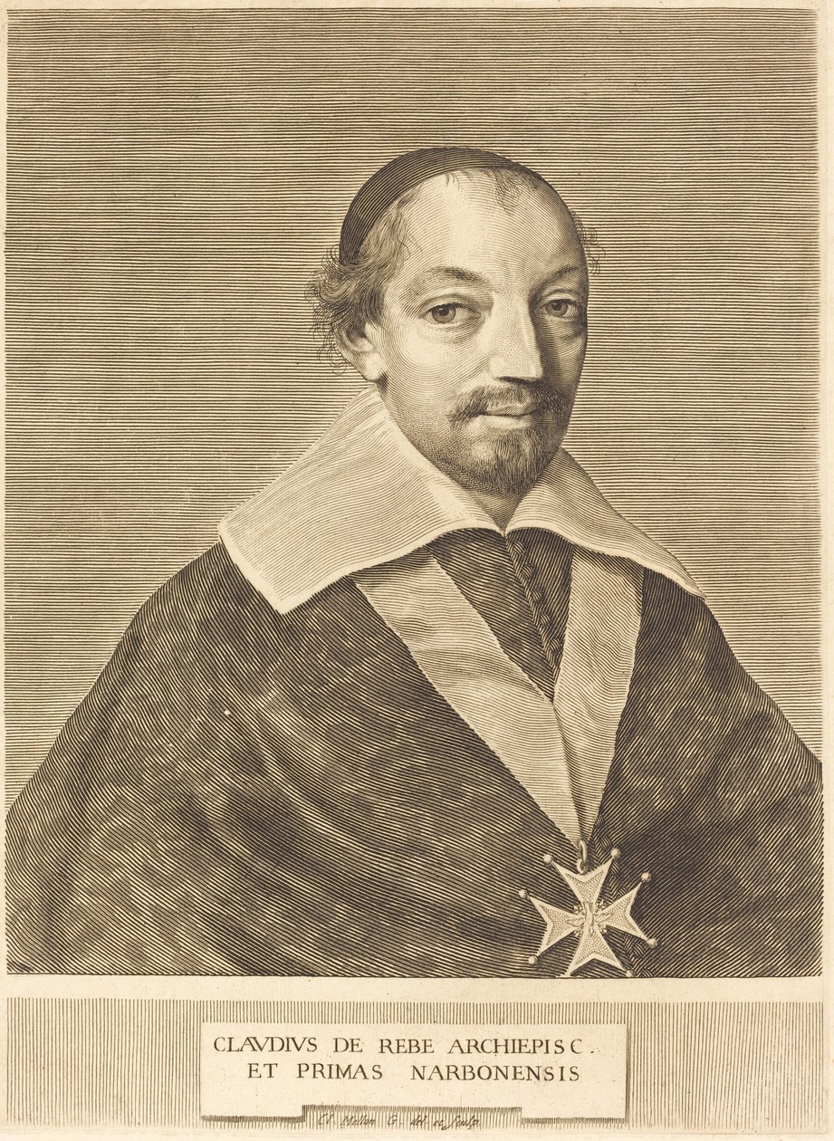 Claude de Rebbe by Claude Mellan