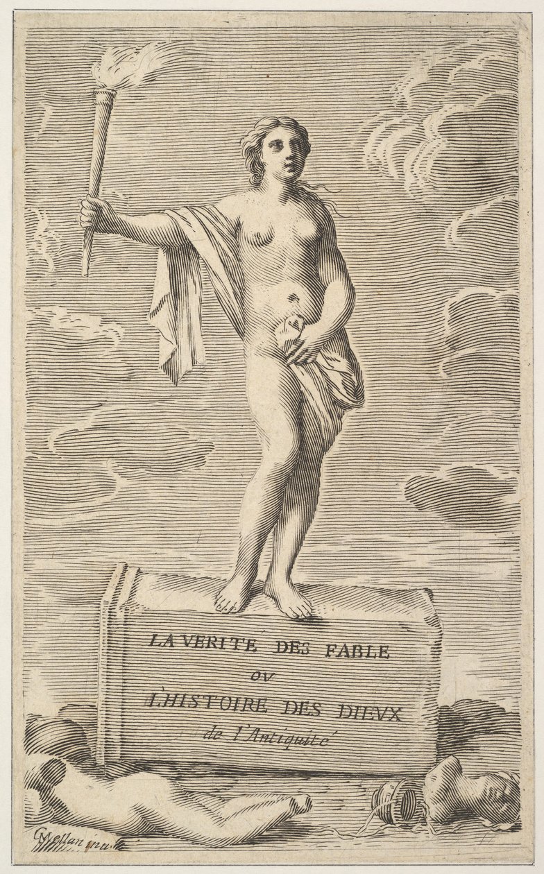 Kadınsı Figür. by Claude Mellan