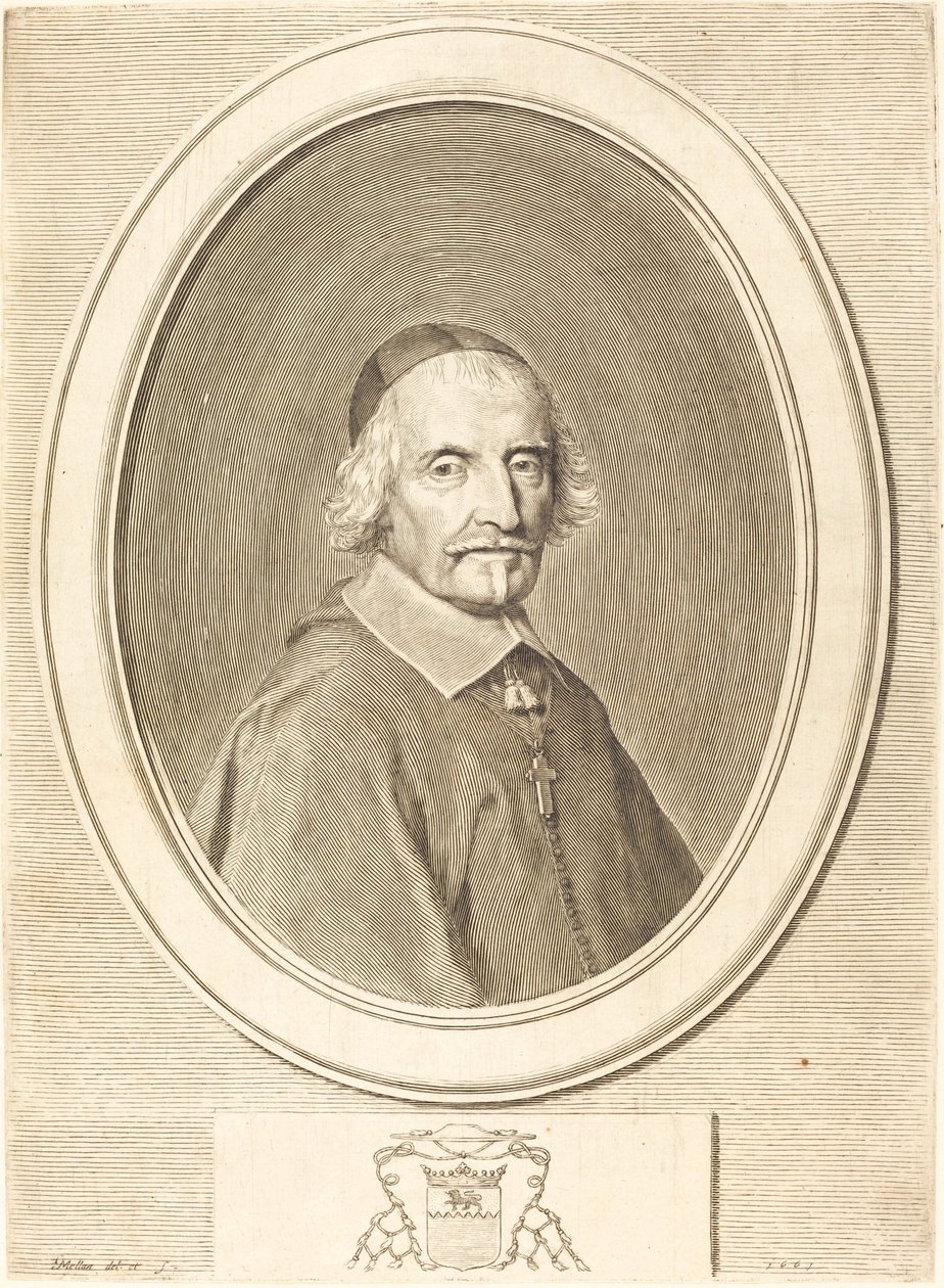 François de Villemontee by Claude Mellan
