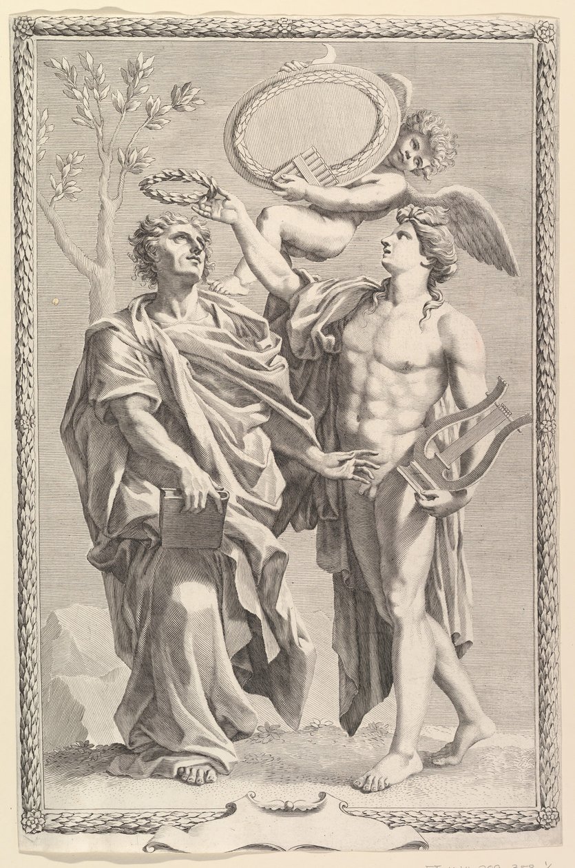 Ön eser: Virgil, Publius Virgilii Maronis Opera, 1641 by Claude Mellan