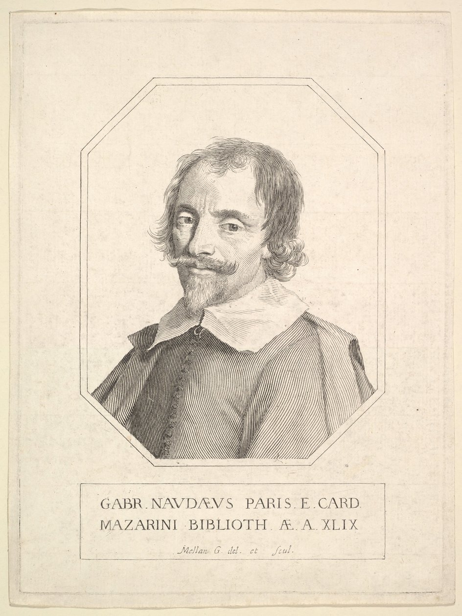 Gabriel Naudé, 1648. by Claude Mellan