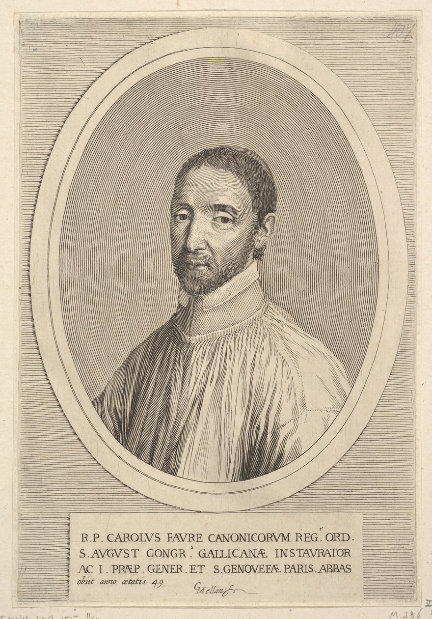 Peder Charles Faure. by Claude Mellan