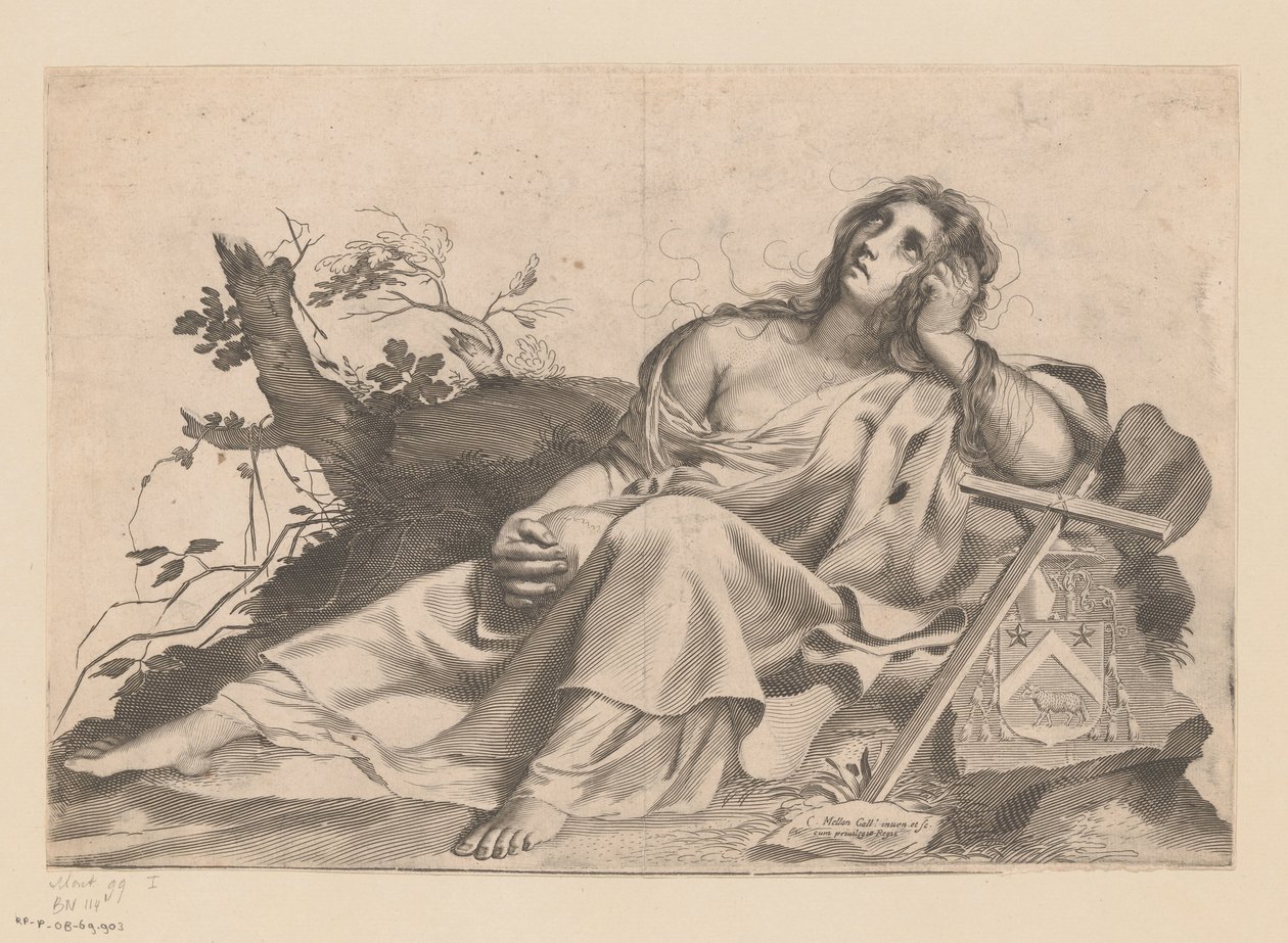 Maria Magdalena by Claude Mellan