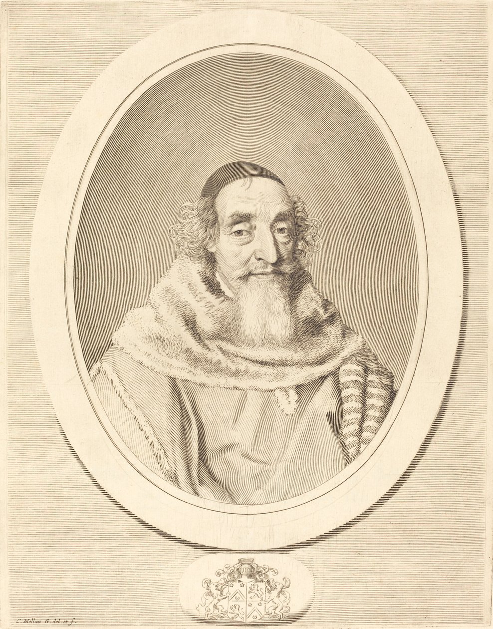 Mathieu Köstebek by Claude Mellan
