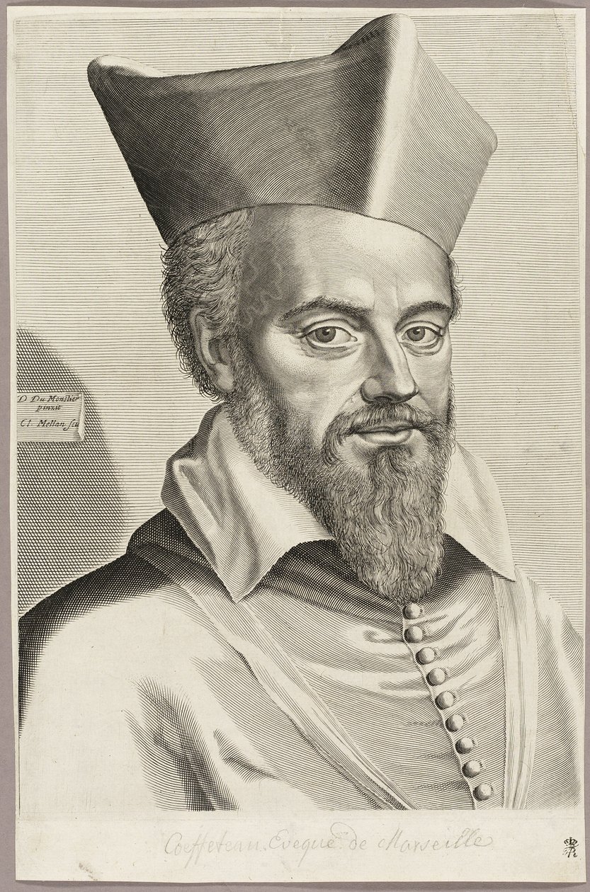 Nicolas Coeffeteau, Marsilya Piskoposu by Claude Mellan