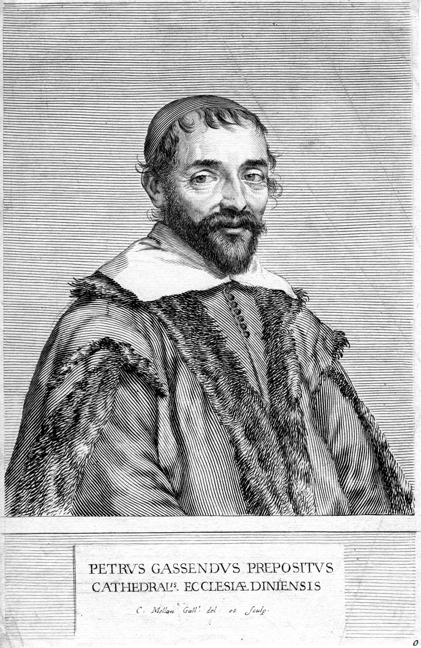 Pierre Gassendi, Fransız filozof ve bilim adamı, 17. yüzyıl by Claude Mellan
