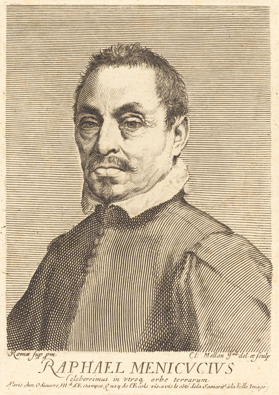 Raffaello Menicucci by Claude Mellan