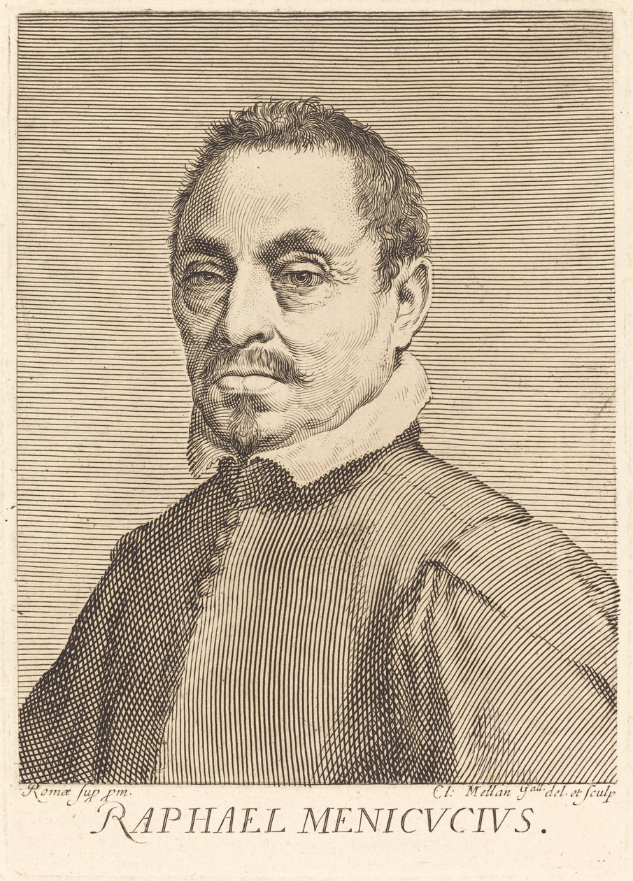 Raffaello Menicucci by Claude Mellan