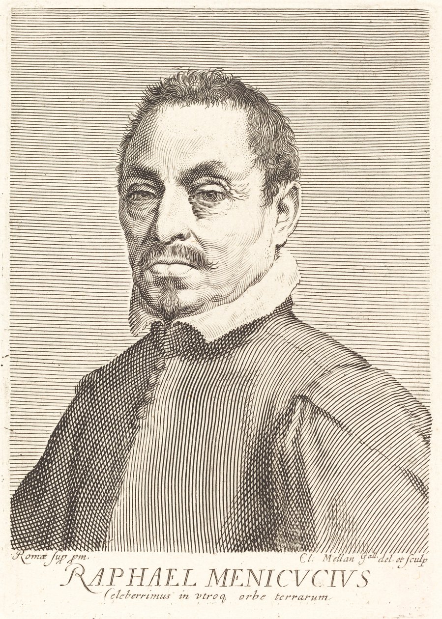 Raffaello Menicucci by Claude Mellan