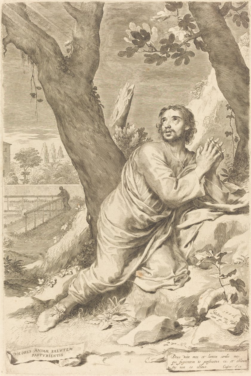 Aziz Augustine by Claude Mellan
