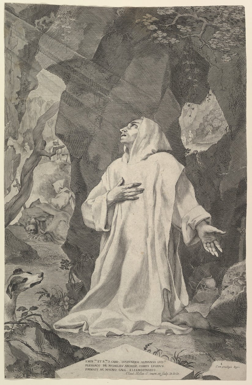 Aziz Bruno. by Claude Mellan