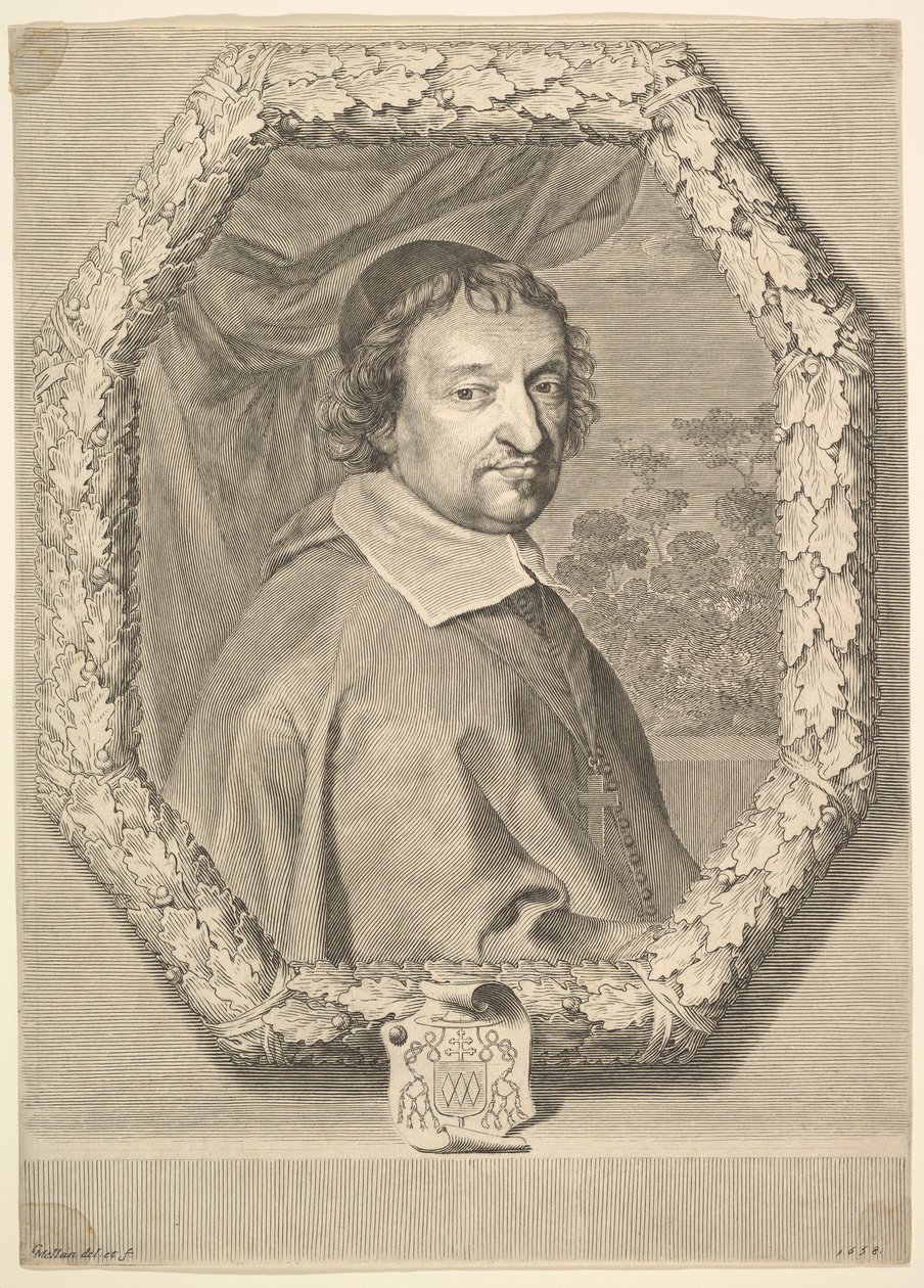 Victor le Bouthillier, 1658. by Claude Mellan