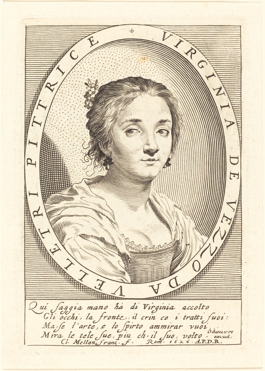 Virginia da Vezzo by Claude Mellan